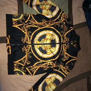 Gold and black jacket